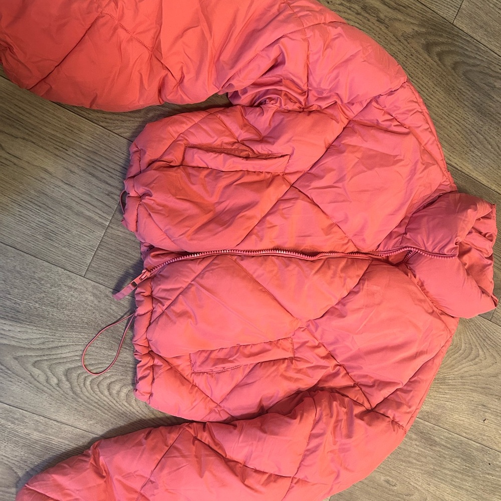 Love Tree Coral Puffer Jacket